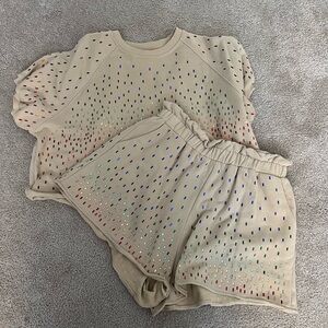 Queen of Sparkles Beige Rainbow Set